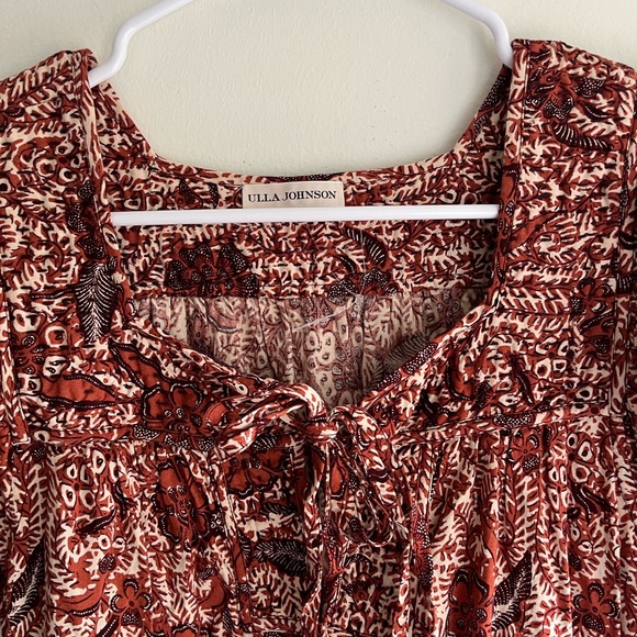 ULLA JOHNSON Kasim Dress Size 6 - Picture 6 of 10